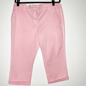New Crown & Ivy Charlotte Crop Pants Women's Size 14 Petite